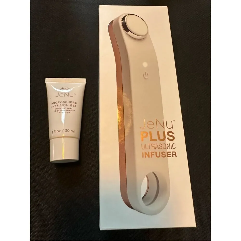 JeNu Plus Ultrasonic Infuser Anti Aging Device Face Massager gel Facial Skin Ti